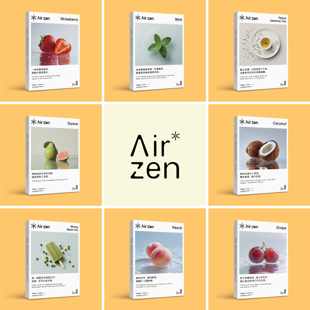 【Q倉 】Air zen 煙彈 通用一代 主機 一盒三顆 新品首發 買2送1盒